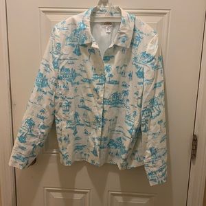 Talbot fall jacket sz 10 for elegant look. Soft, light and casual.